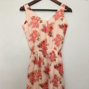 Meritt Flowy Dress Floral Sheer Lined